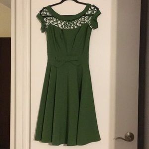 Vintage Green Party Dress